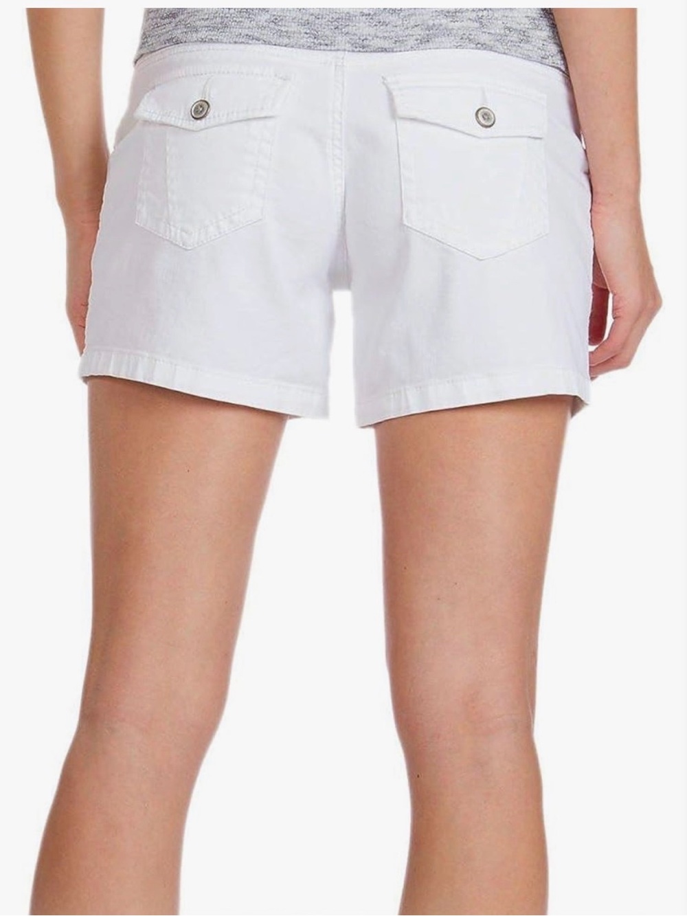 TWO pairs of UNIONBAY Women's Denim Short Set - White and Navy - Picture 7 of 7